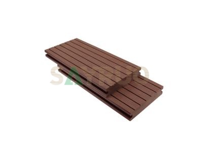 Plancher de plancher composite de haute qualité Plancher Solide Plancher extérieur WPC Poignée de terrasse pour piscine