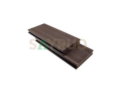 Texture de bois solide extérieure de haute qualité résistant aux UV WPC fabricant de société
