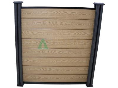 Panneaux de clôture composites en bois WPC de clôture de jardin extérieure décorative d'intimité