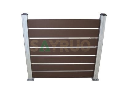 Panneaux de clôture composites privés extérieurs WPC
