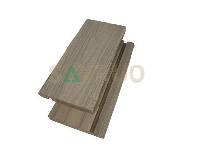 Panneau de bord arrondi pour terrasse en composite à grain de bois