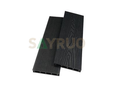 Platelage composite en plastique et bois, grain de bois 3D exquis, creux en relief profond, pour l'extérieur