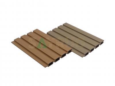 Solution de clôture extérieure en composite WPC durable et résistante aux intempéries, à lattes et à la coextrusion
