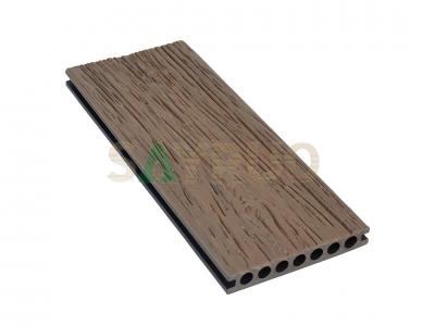 Revêtement de sol composite en bois et plastique, revêtement de sol extérieur en caoutchouc antidérapant et élastique, coextrusion