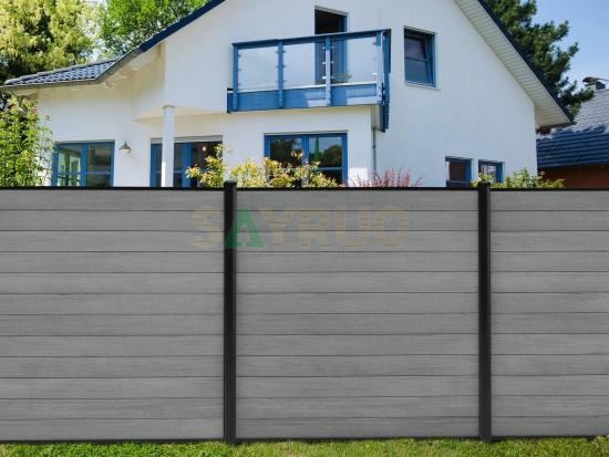 wood plastic composite fence