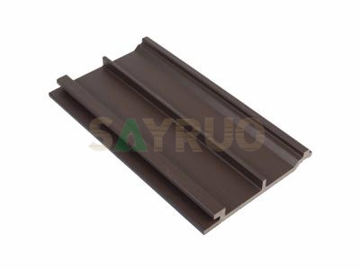 Panneau mural extérieur en WPC massif coextrudé - Surface brossée, résistant à la décoloration et aux moisissures, matériau écologique