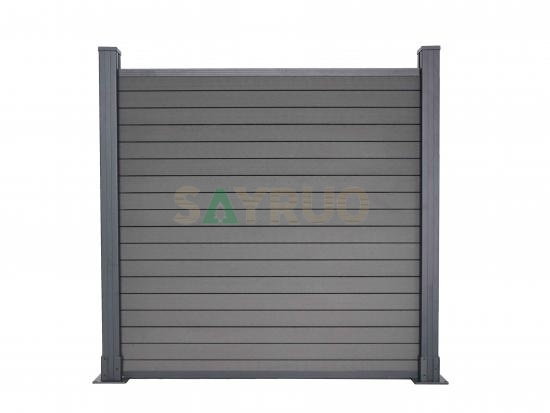 wood plastic composite fence