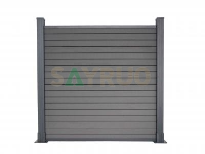 wood plastic composite fence