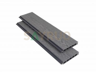 Panneaux de clôture en composite bois-plastique à âme creuse, imitation bois, économiques, pour une intimité extérieure optimale.