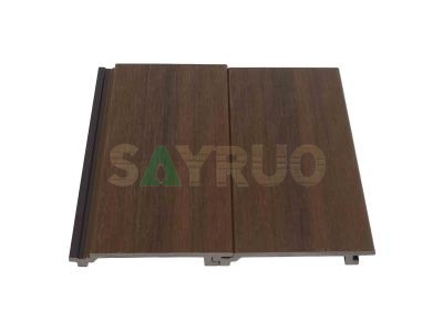 Revêtement mural extérieur en WPC co-extrudé brossé, imperméable et facile à nettoyer