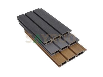 Panneau de clôture Great Wall écologique en composite bois-plastique co-extrudé, clôture moderne pour préserver l'intimité