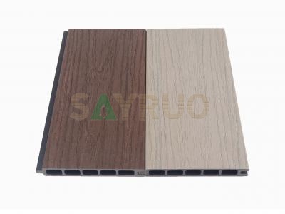 Panneau de clôture extérieur en composite bois-plastique WPC co-extrudé, étanche, panneau de clôture occultant avec effet bois pour jardin et terrasse