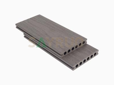 Terrasse WPC coextrudée alvéolaire d'extérieur | Terrasse en composite grain de bois antidérapante | Direct usine