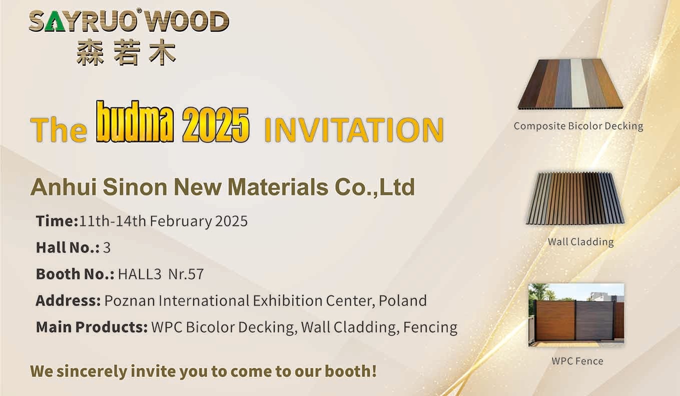 Sayruo Wood va particuler le Budma 2025 dans le stand du Hall 3: NR.57 du 11 au 14 février